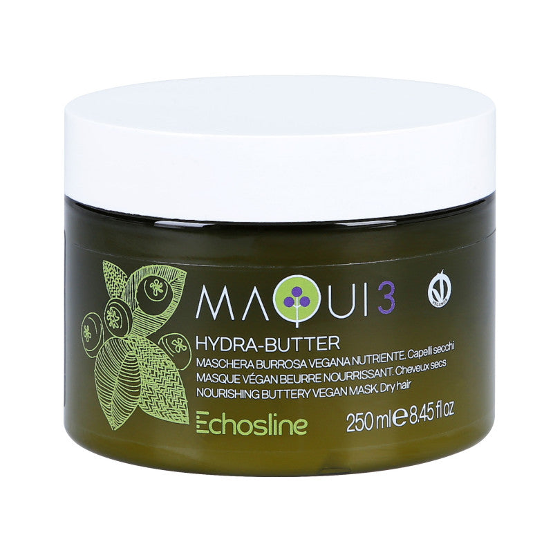 ECHOSLINE MAQUI 3 Wegańska maska do włosów suchych i zniszczonych 250 ml