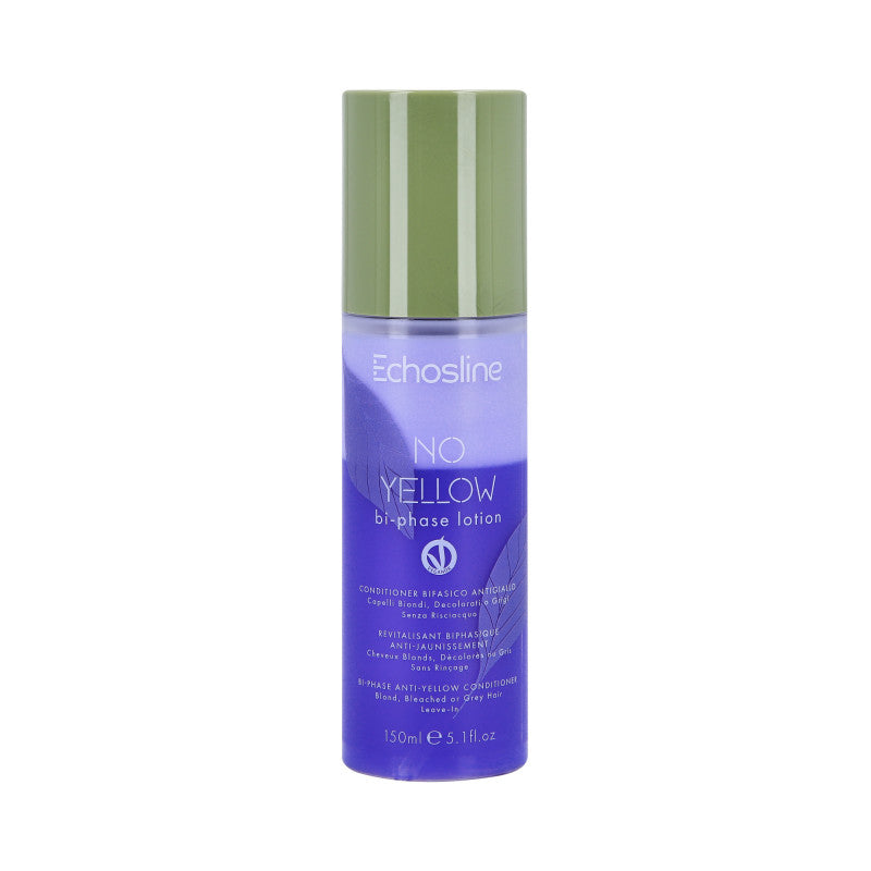 ECHOSLINE NO YELLOW BI-PHASE LOTION Dwufazowa odżywka w sprayu do włosów blond 150 ml