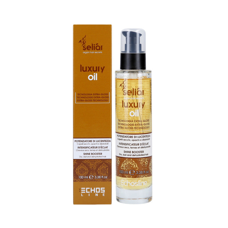 ECHOSLINE SELIAR LUXURY Nabłyszczający olejek do włosów suchych i matowych 100 ml