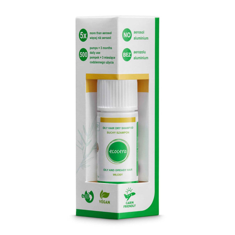 ECOCERA OILY HAIR Suchy szampon do włosów silnie przetłuszczających się 15 g