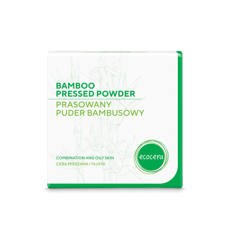 ECOCERA Prasowany puder bambusowy dla cery tłustej i mieszanej 10 g