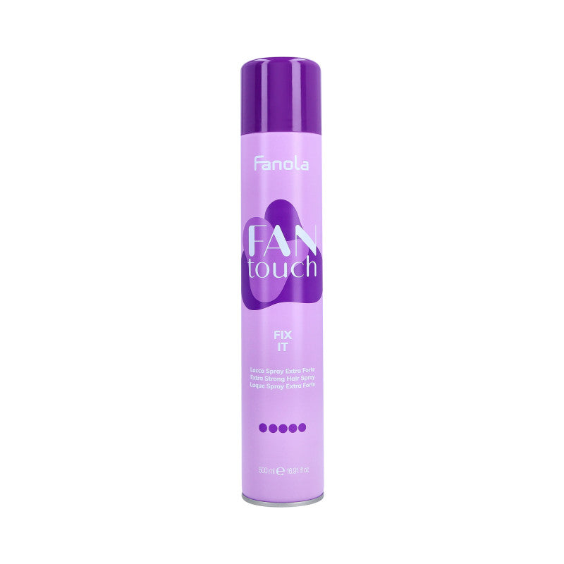 FANOLA FAN TOUCH FIX IT Bardzo mocny lakier do włosów 500 ml