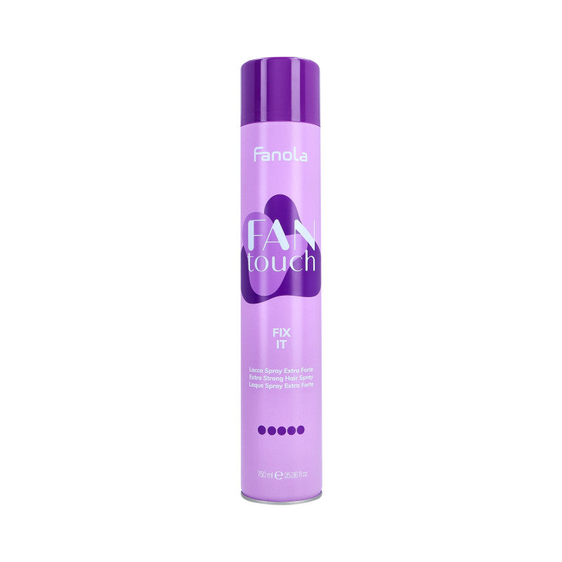 FANOLA FAN TOUCH FIX IT Bardzo mocny lakier do włosów 750 ml
