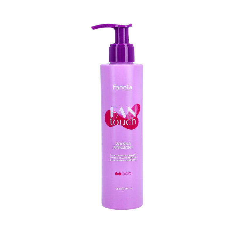 FANOLA FAN TOUCH WANNA STRAIGHT Wygładzający krem do włosów 195 ml