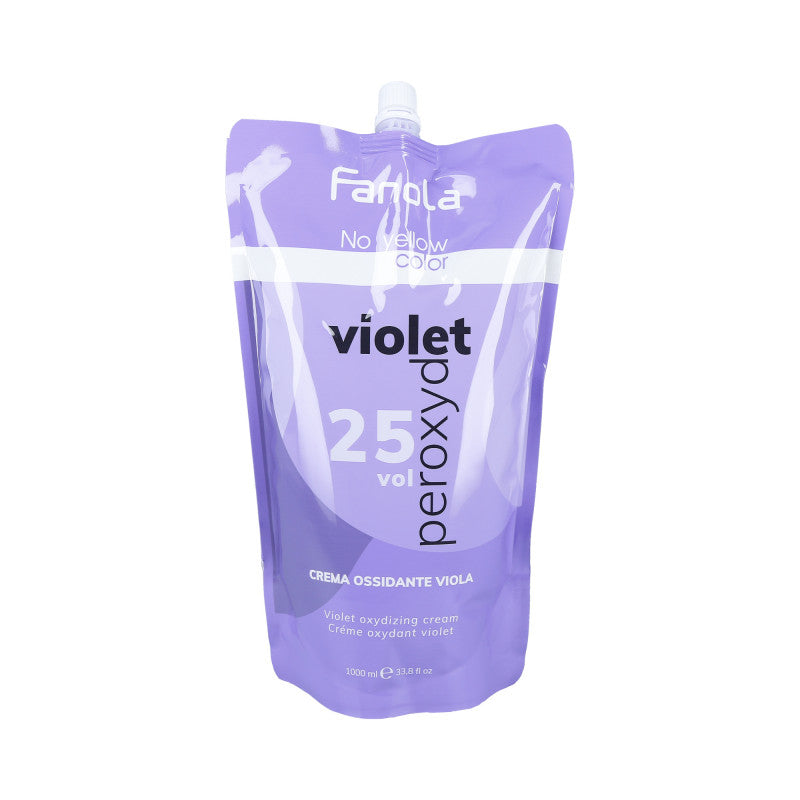 FANOLA NO YELLOW Fioletowy utleniacz w kremie 7% (25vol.) 1000 ml