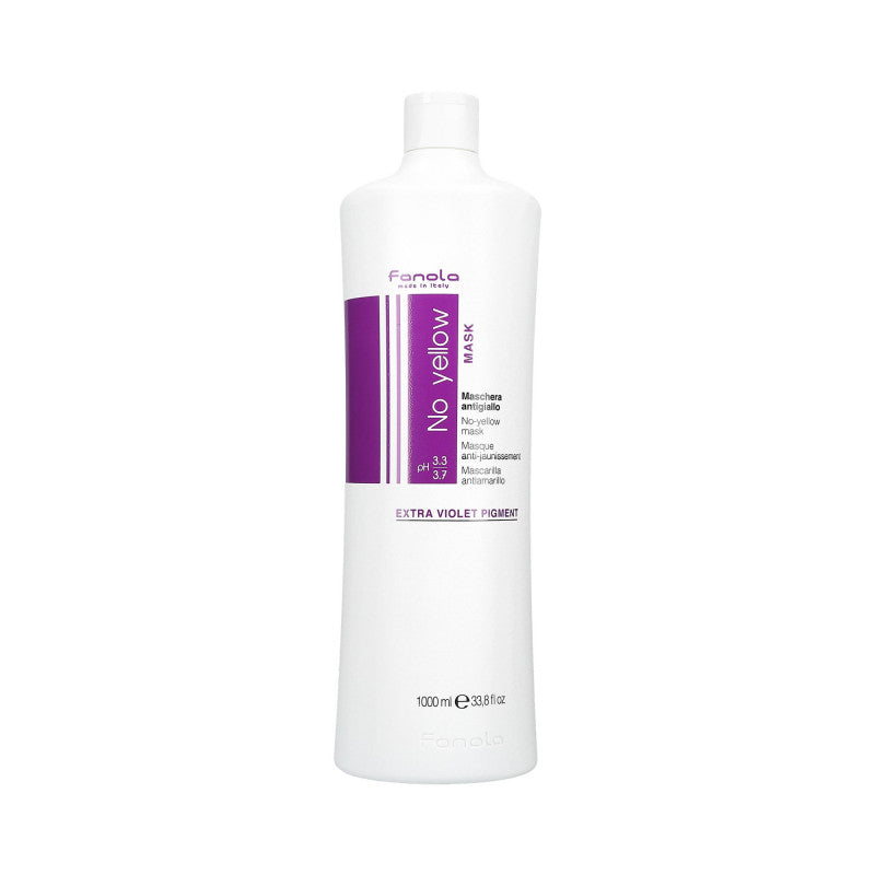 FANOLA NO YELLOW Maska neutralizująca kolor do włosów blond 1000 ml
