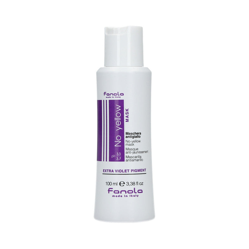 FANOLA NO YELLOW Maska neutralizująca kolor do włosów blond 100 ml