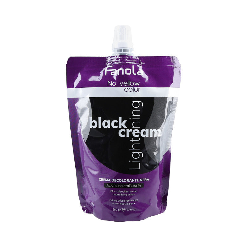 FANOLA NO YELLOW Rozjaśniacz do włosów Black Cream 500 g