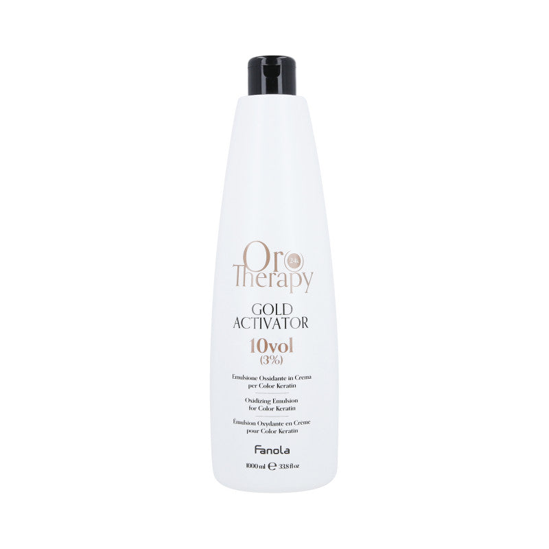 FANOLA ORO THERAPY GOLD Aktywator do koloryzacji w kremie 3% 10vol  1000 ml