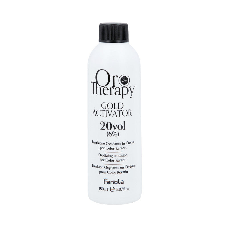 FANOLA ORO THERAPY GOLD Aktywator do koloryzacji w kremie 6% 20vol 150 ml
