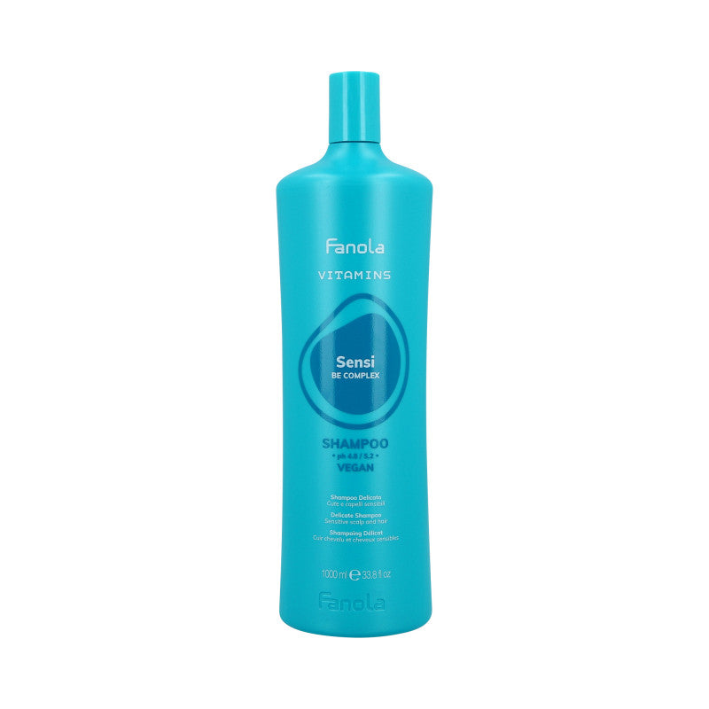 FANOLA VITAMINS SENSI BE COMPLEX Witaminowy szampon do wrażliwej skóry głowy 1000 ml