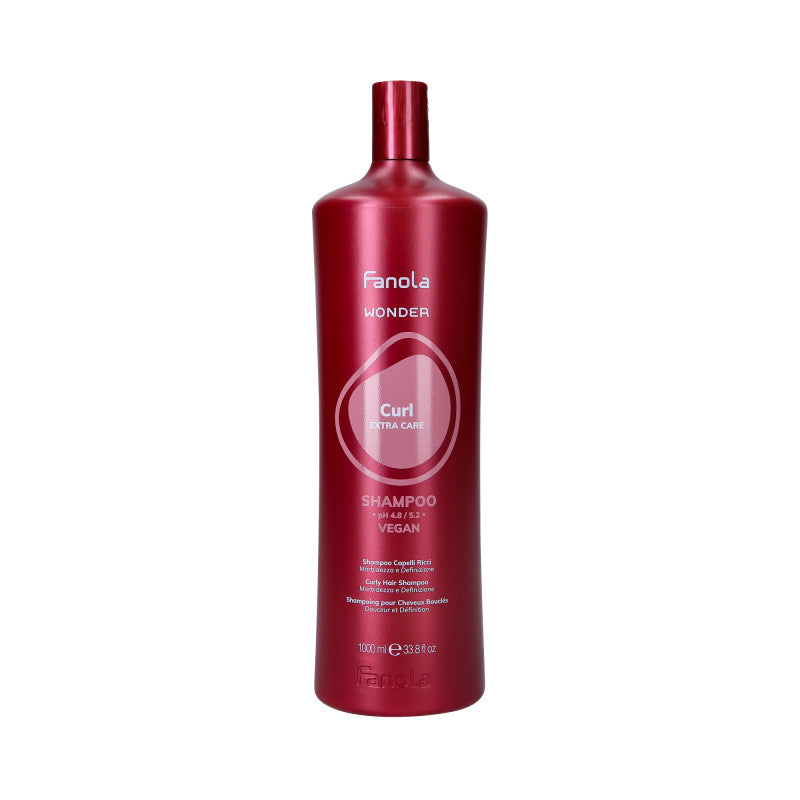 FANOLA WONDER CURL EXTRA CARE VEGAN Szampon do włosów kręconych i falowanych 1000 ml