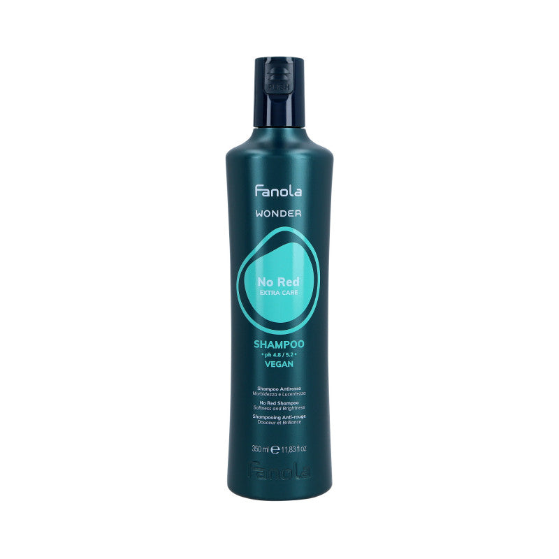 FANOLA WONDER NO RED EXTRA CARE Szampon neutralizujący do włosów brązowych 350 ml