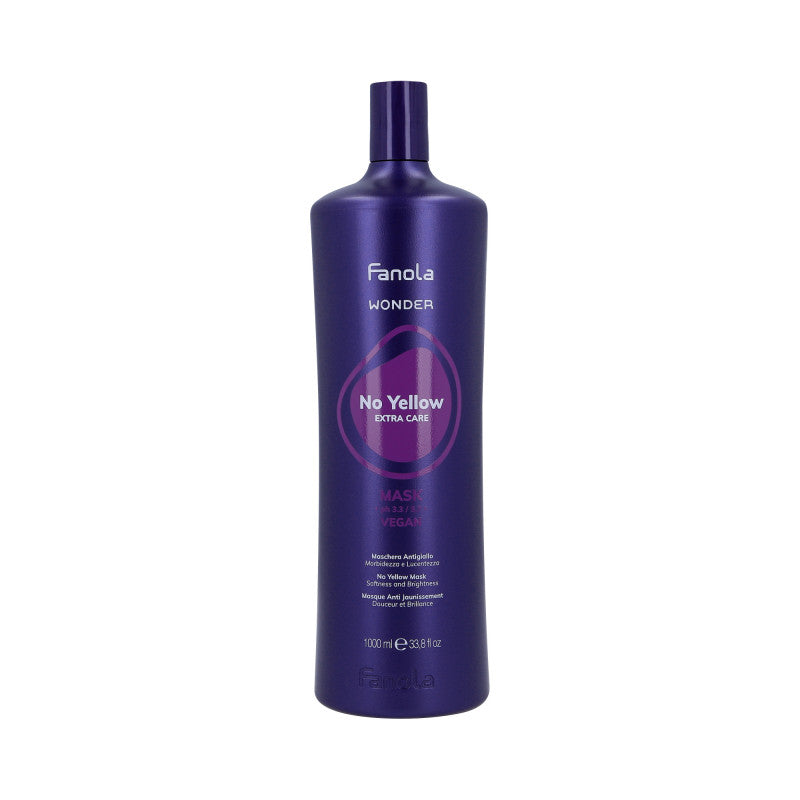 FANOLA WONDER NO YELLOW Maska neutralizująca kolor do włosów blond 1000 ml