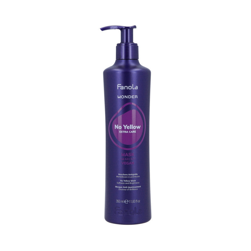 FANOLA WONDER NO YELLOW Maska neutralizująca kolor do włosów blond 350 ml