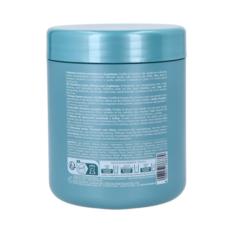 FANOLA WONDER SMOOTH EXTRA CARE Wegańska maska wygładzająca do włosów puszących 1000 ml #2