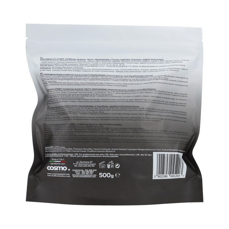 FRUTTI PROFESSIONAL Bezpyłowy rozjaśniacz do włosów 9 tonów 500 g #2