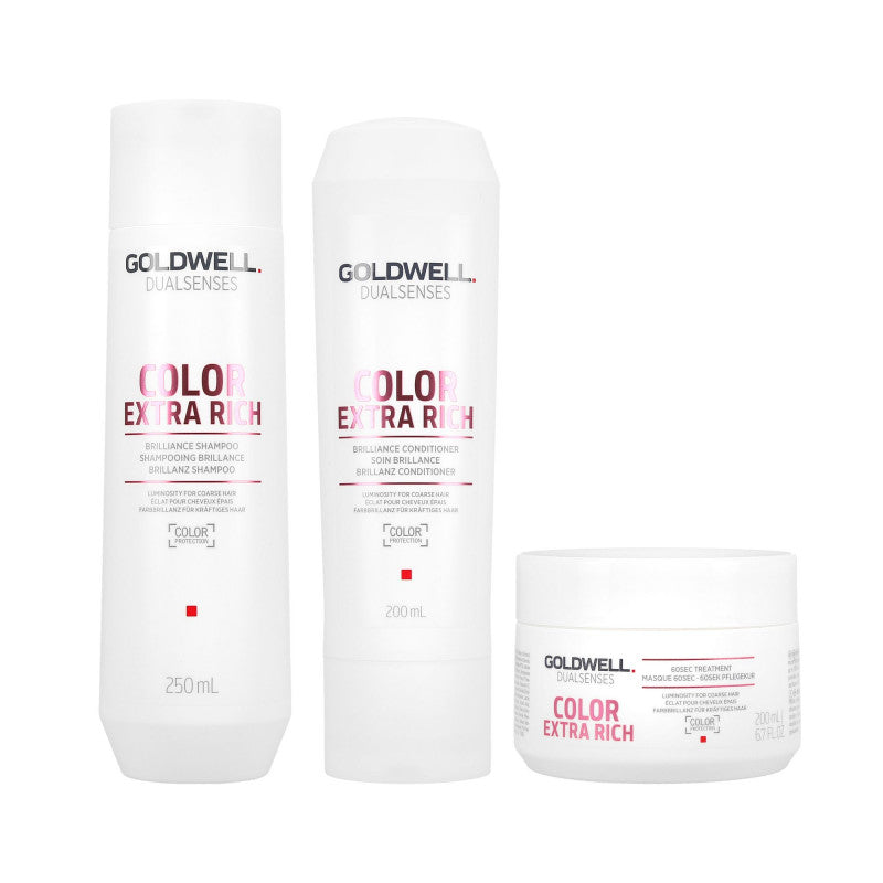 GOLDWELL DUALSENSES COLOR EXTRA RICH Szampon 250 ml + Odżywka 200 ml + Kuracja 200 ml