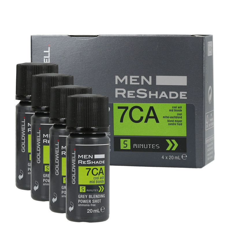 GOLDWELL MEN RE-SHADE Odsiwiacz dla mężczyzn kolor 7CA 4x20 ml