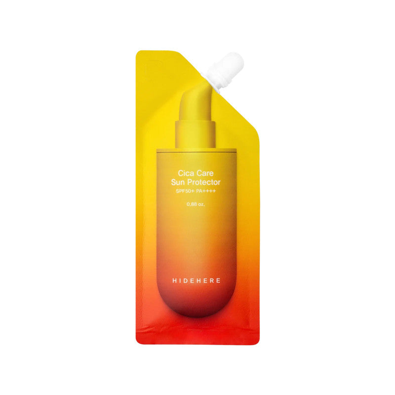 HIDEHERE CICA CARE SUN PROTECTOR Ochronny Krem Przeciwsłoneczny SPF50+ z wąkrotą azjatycką 25 ml