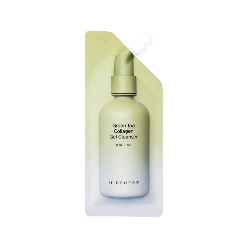 HIDEHERE GREEN TEA COLLAGEN Żel oczyszczający z kolagenem i zieloną herbatą 25 ml