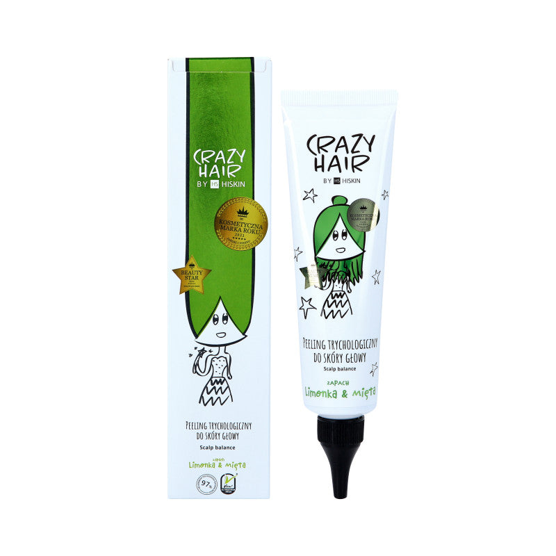 HISKIN CRAZY HAIR Trychologiczny peeling do skóry głowy z 3% kwasem migdałowym 100 ml