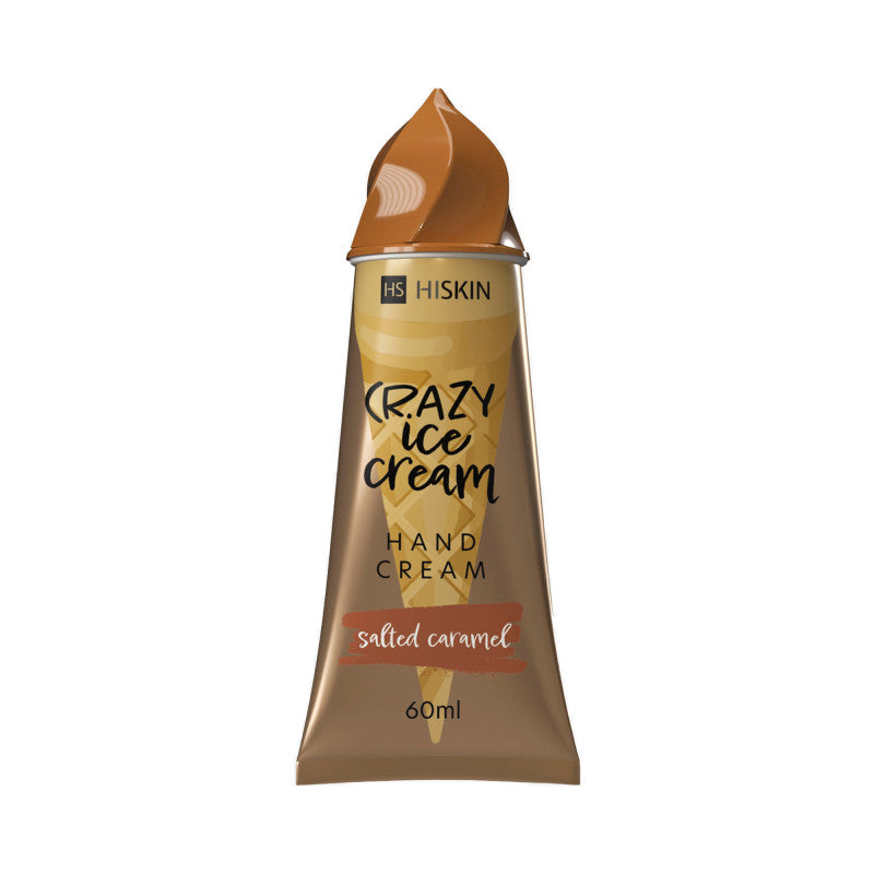 HISKIN CRAZY ICE CREAM Krem do rąk o zapachu słonego karmelu 60 ml