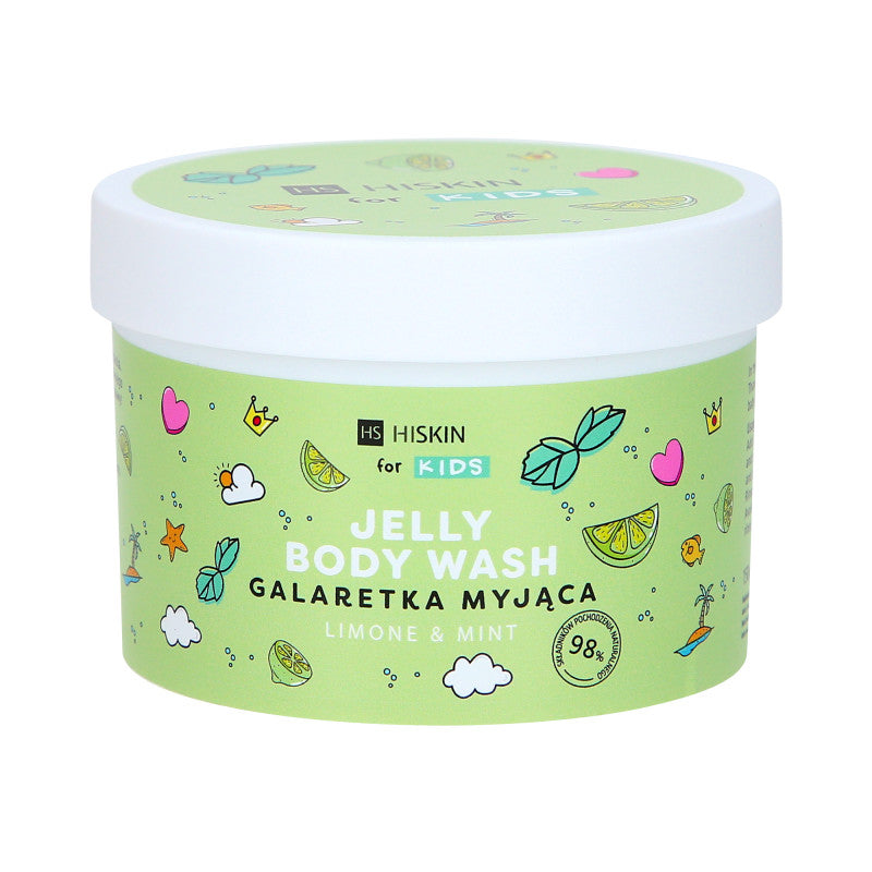 HISKIN FOR KIDS LIMONE&MINT Galaretka myjąca dla dzieci o zapachu limonki i mięty 150 ml