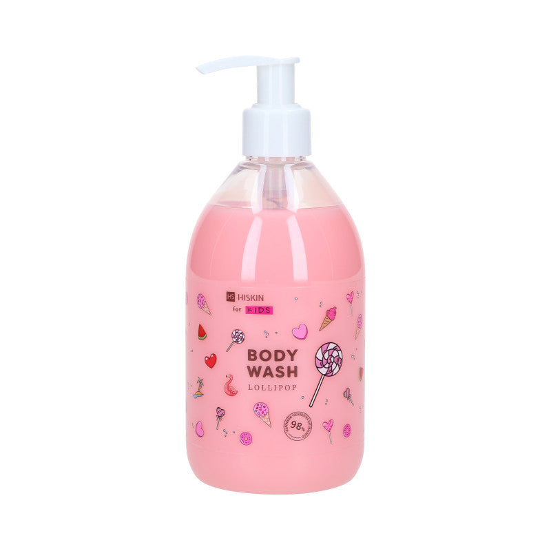 HISKIN FOR KIDS LOLLIPOP Płyn do mycia ciała dla dzieci o zapachu słodkiego lizaka 400 ml