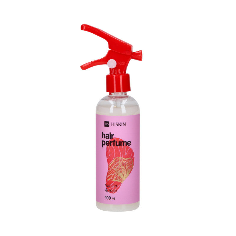 HISKIN HAIR Perfumy do włosów Róża i Wanilia 100 ml
