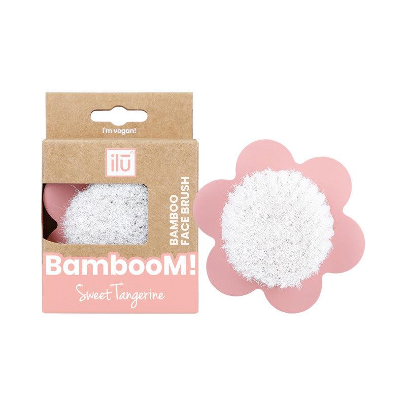 ilū BambooM! Szczoteczka do twarzy - Sweet Tangerine