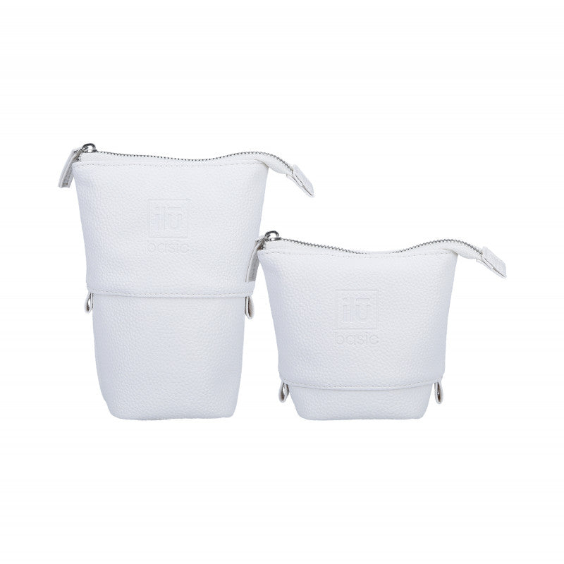 ilū basic Zestaw 12 pędzli do makijażu + etui, Biały #3