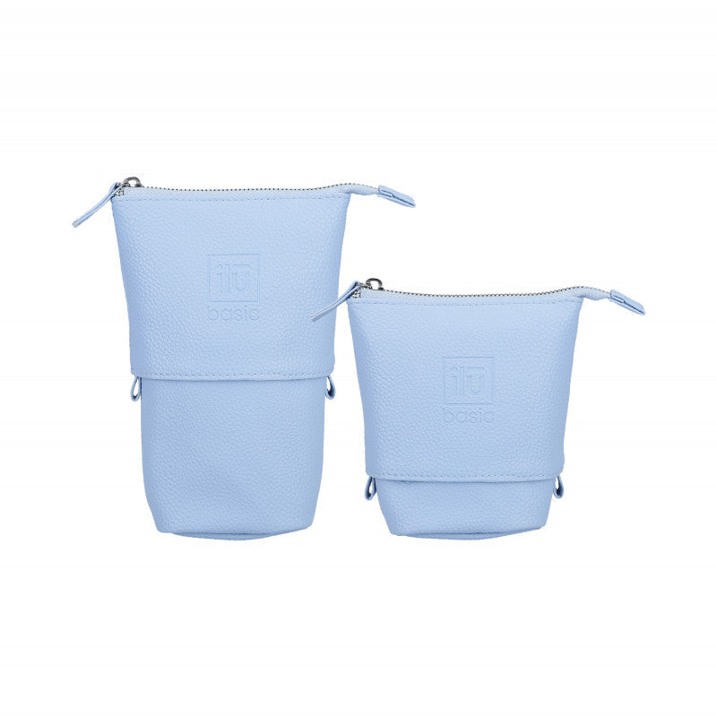 ilū basic Zestaw 9 pędzli do makijażu + etui, Niebieski #3