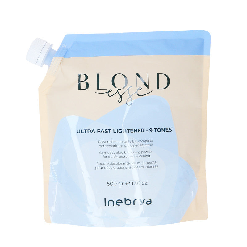 INEBRYA BLONDESSE ULTRA FAST LIGHTENER 9 TONES Ekspresowy bezpyłowy rozjaśniacz do włosów 500 g