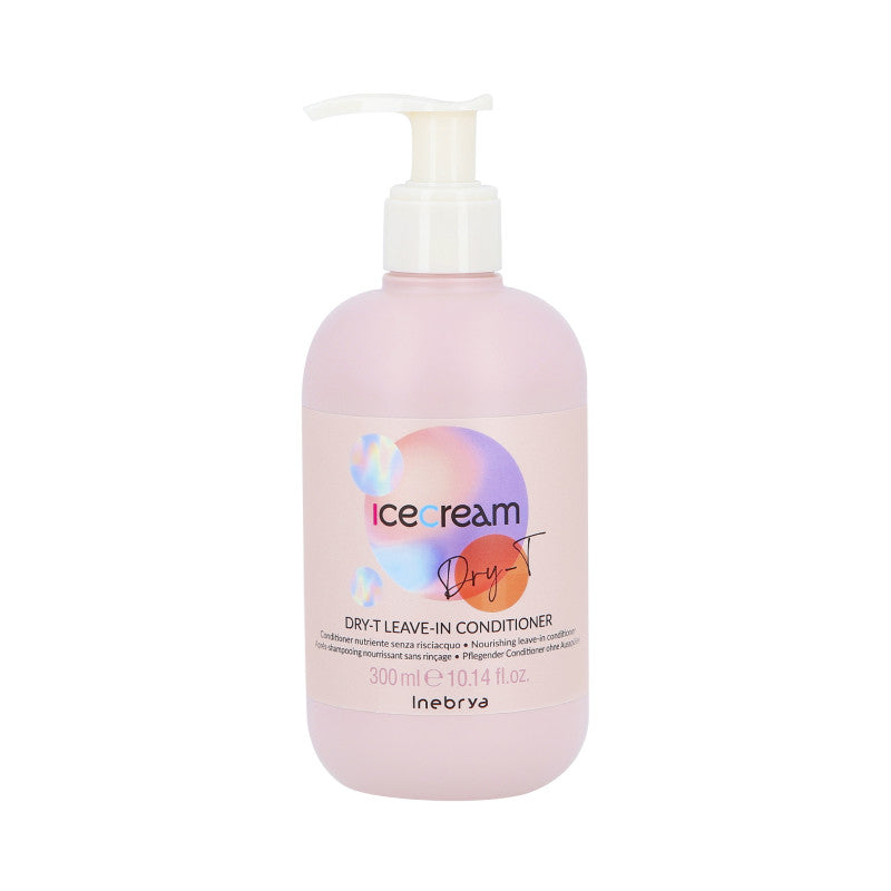 INEBRYA ICE CREAM DRY-T Odżywka Leave-in do włosów suchych i zniszczonych 300 ml