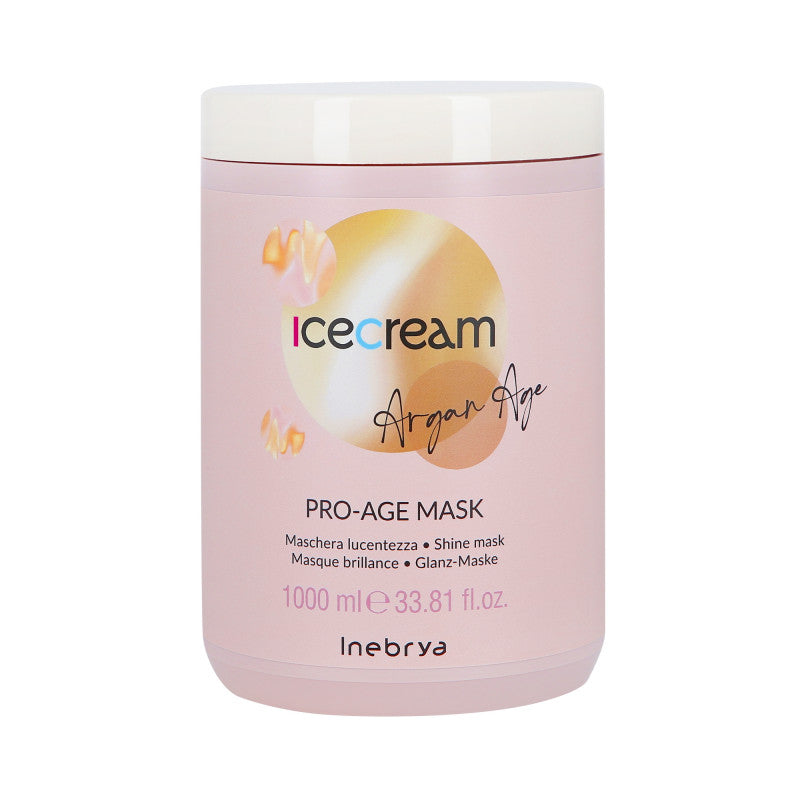 INEBRYA ICE CREAM PRO-AGE Nawilżająca maska do włosów dojrzałych 1000 ml