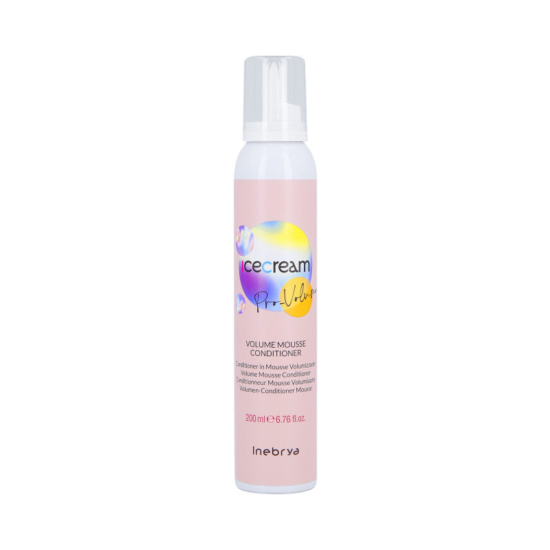 INEBRYA ICE CREAM PRO-VOLUME MOUSSE Odżywka w piance do włosów cienkich 200 ml