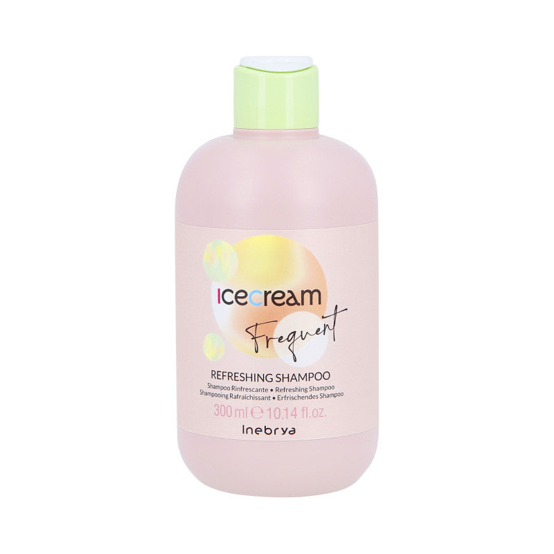 INEBRYA ICE CREAM REFRESHING Miętowy szampon do włosów przetłuszczających się 300 ml