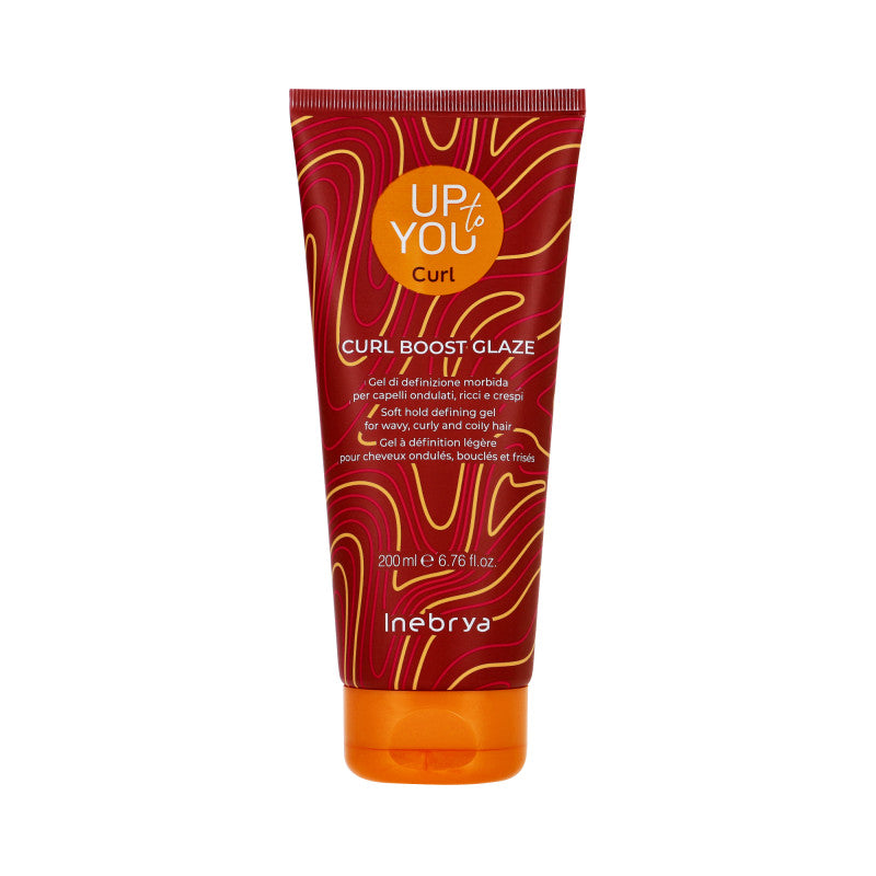 INEBRYA UP TO YOU CURL BOOTS GLAZE Teksturyzujący żel do włosów kręconych 200 ml