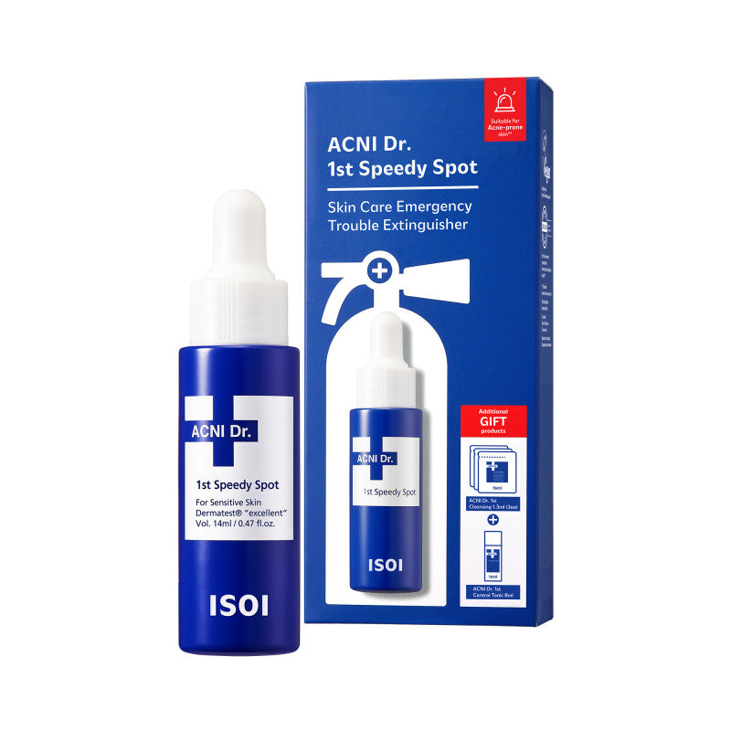 ISOI ACNI DR. 1ST SPEEDY SPOT Zestaw na wypryski 14 ml + 8 ml + 1,3 ml