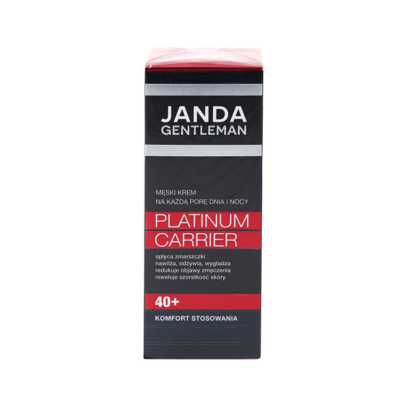 JANDA GENTLEMAN PLATINUM CARRIER 40+ Męski krem na każdą porę dnia i nocy 50 ml