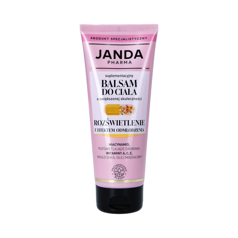JANDA PHARMA Rozświetlający balsam do ciała z efektem odmłodzenia o zwiększonej skuteczności 200 ml