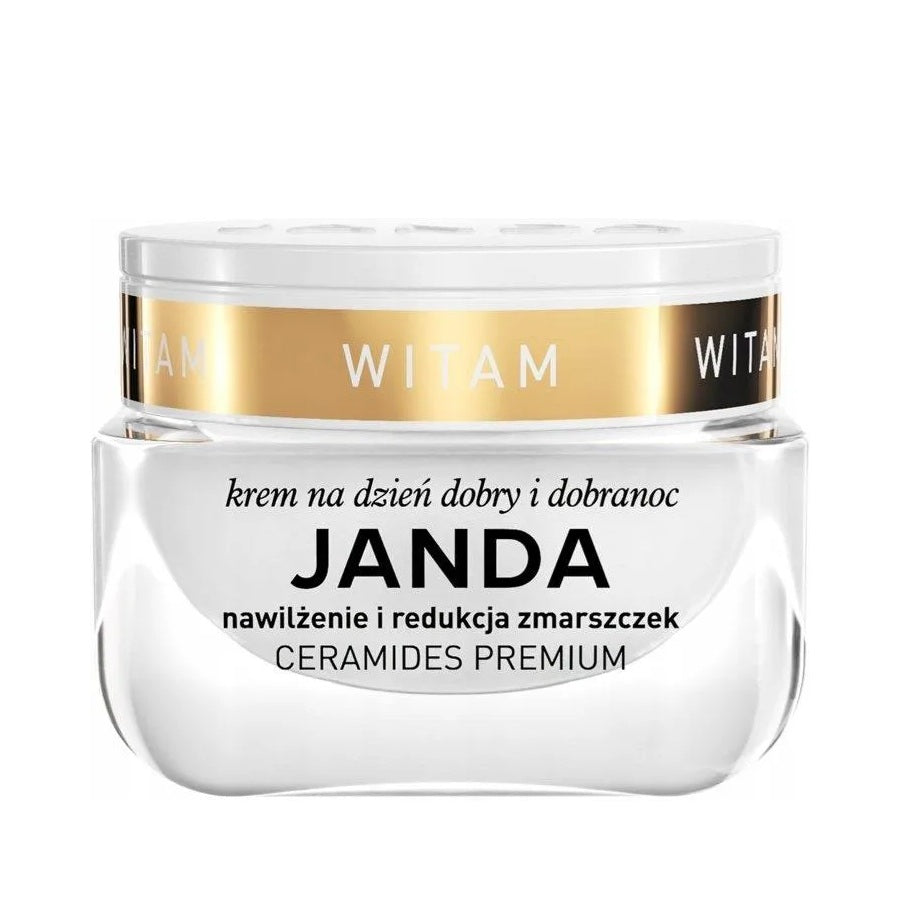 JANDA CERAMIDES PREMIUM Krem suplementacyjny o zwiększonej skuteczności nawilżenie i redukcja zmarszczek 50 ml