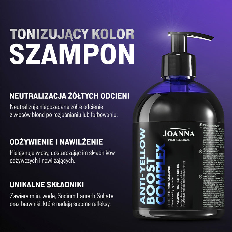 JOANNA PROFESSIONAL COLOR BOOST COMPLEX Szampon rewitalizujący kolor 500 ml #2