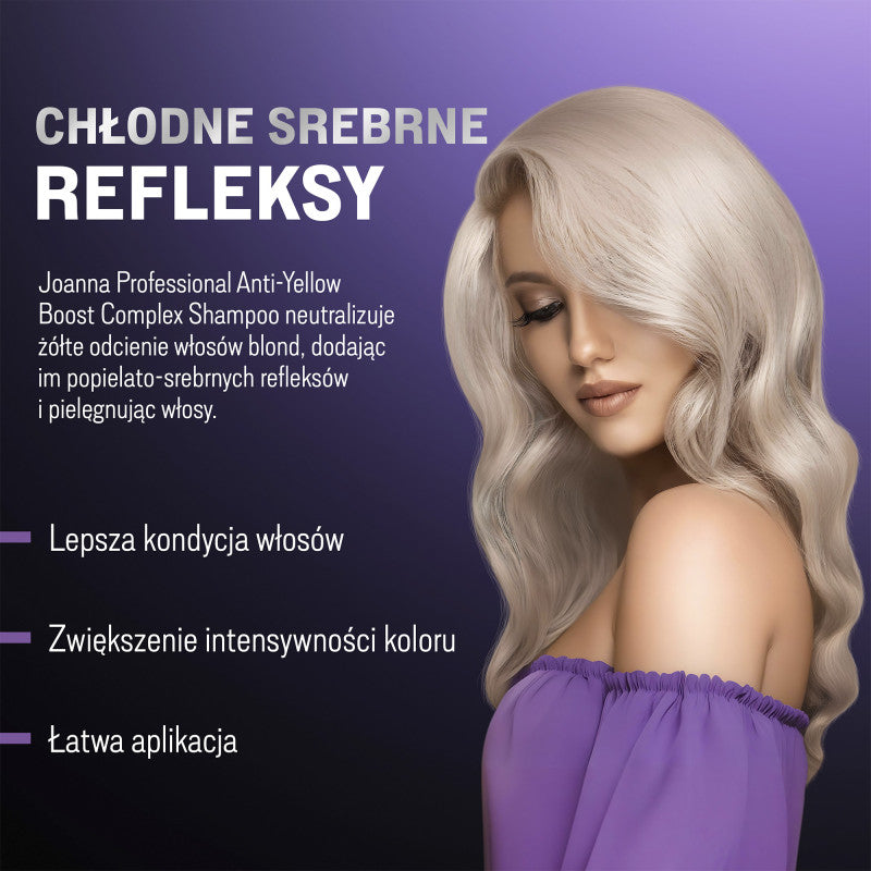 JOANNA PROFESSIONAL COLOR BOOST COMPLEX Szampon rewitalizujący kolor 500 ml #4