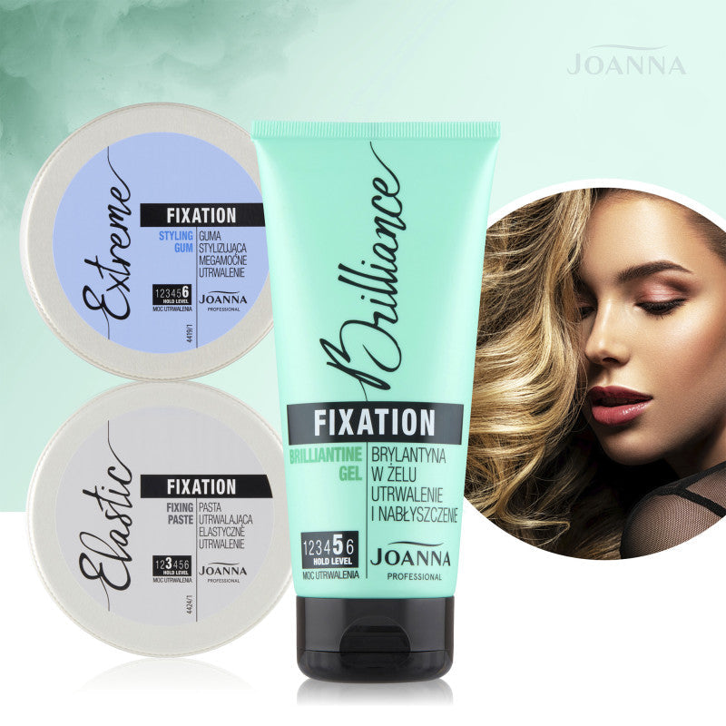 JOANNA PROFESSIONAL FIXATION Elastyczna pasta utrwalająca fryzurę 200 g #3