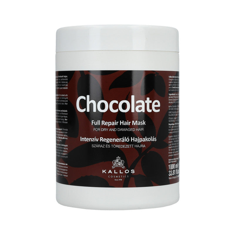 KALLOS CHOCOLATE Regenerująca maska czekoladowa 1000 ml