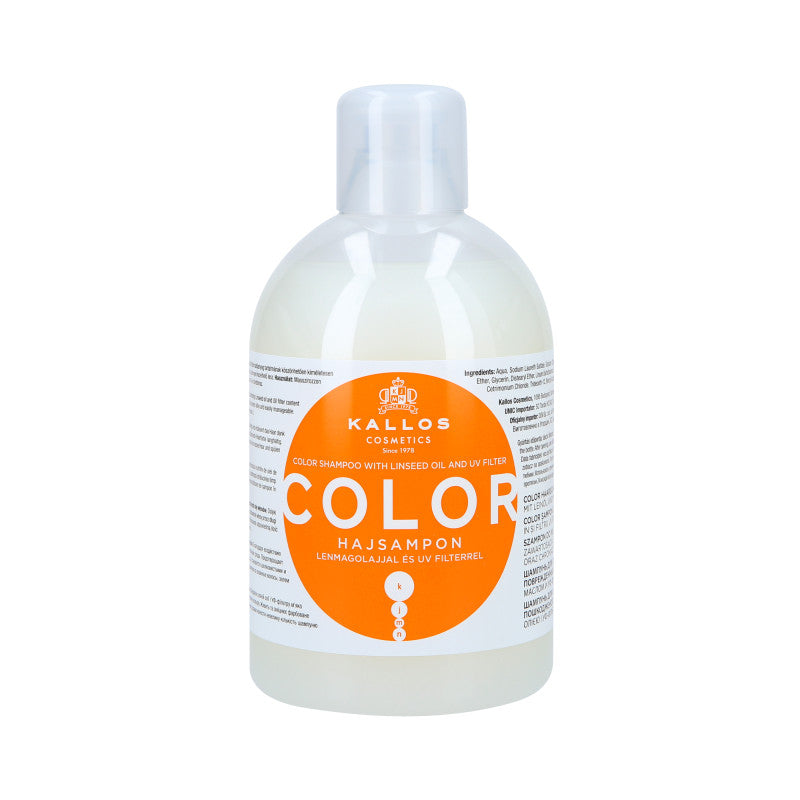 KALLOS KJMN Color szampon do włosów farbowanych 1000 ml