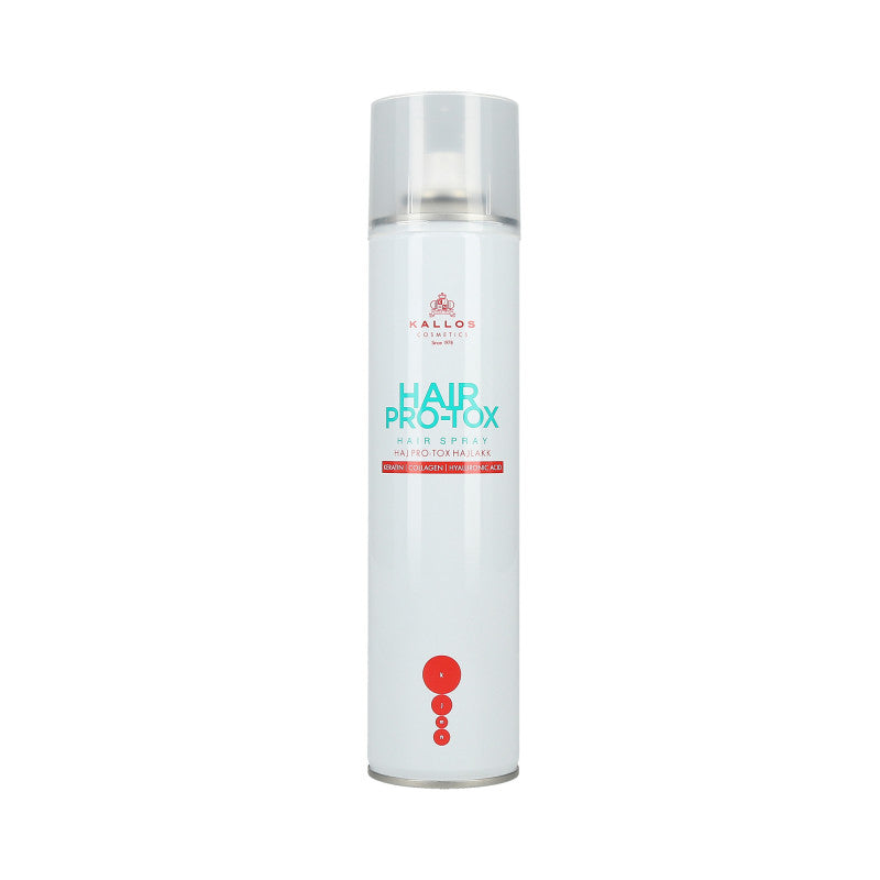 KALLOS KJMN HAIR PRO-TOX Stylizujący lakier do włosów 400 ml