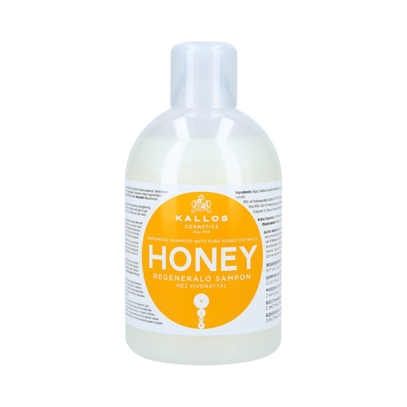 KALLOS KJMN Honey Odbudowujący szampon do włosów z miodem 1000 ml